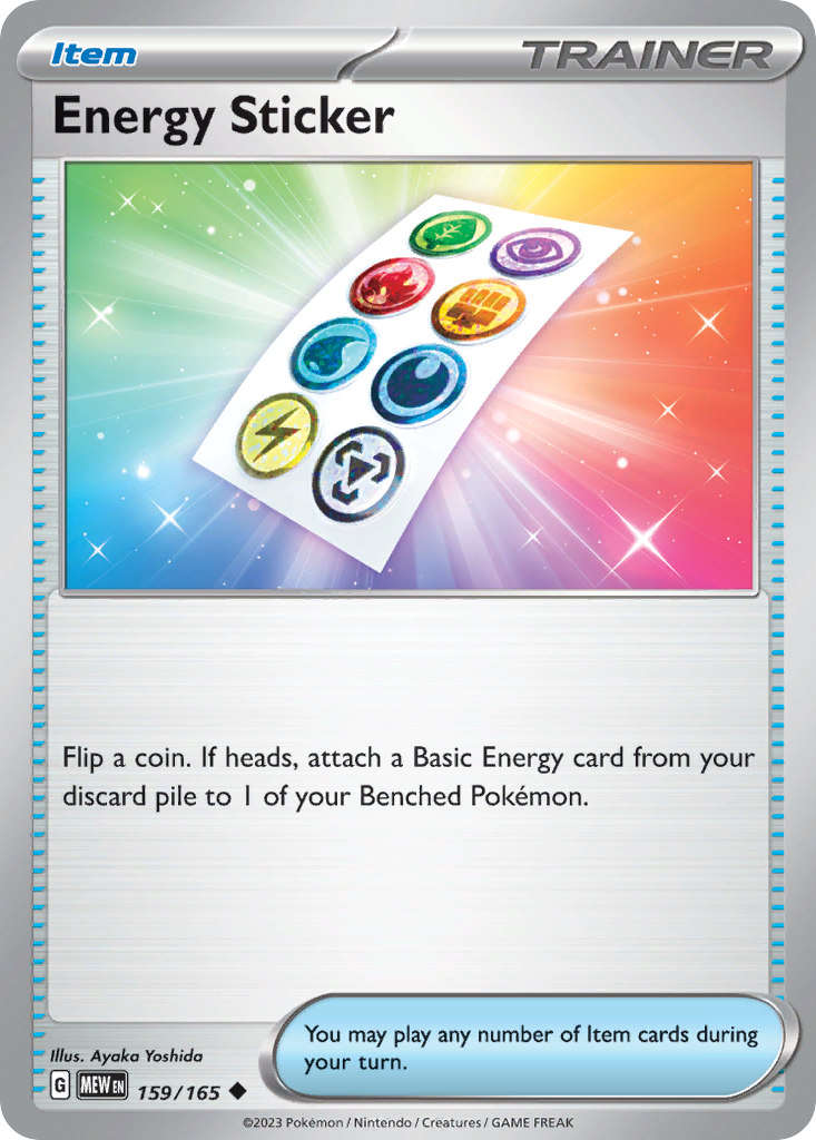 159/165 - Energy Sticker - [Uncommon]