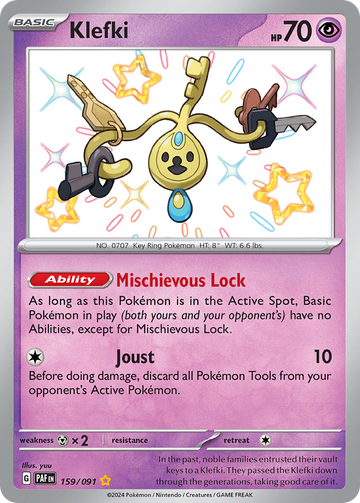 159/091 - Klefki - [Shiny Rare]