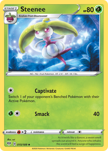 015/189 - Steenee - [Uncommon] - Reverse Holo