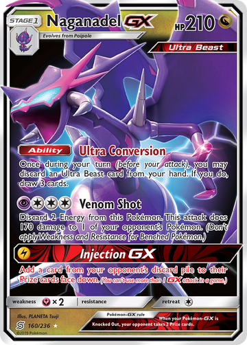 160/236 - Naganadel-GX - [Rare Holo GX]