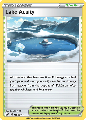 160/196 - Lake Acuity - Reverse Holo - [Uncommon]