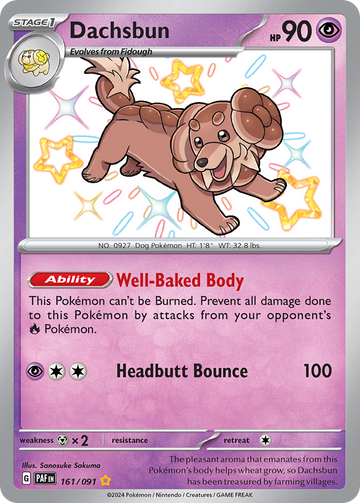 161/091 - Dachsbun - [Shiny Rare]