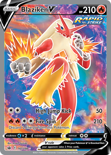 161/198 - Blaziken V - [Rare Ultra]