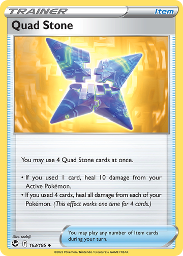 163/195 - Quad Stone - [Uncommon] - Reverse Holo