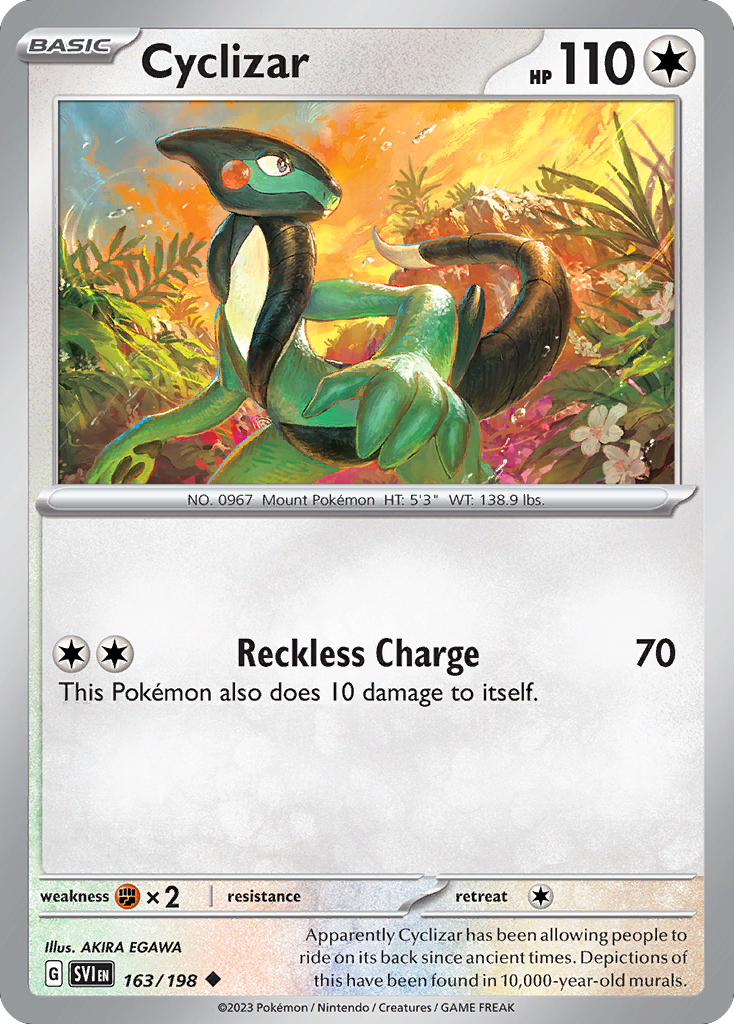 163/198 - Cyclizar - [Uncommon] - Reverse Holo