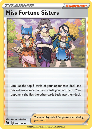 164/196 - Miss Fortune Sisters - Reverse Holo - [Uncommon]