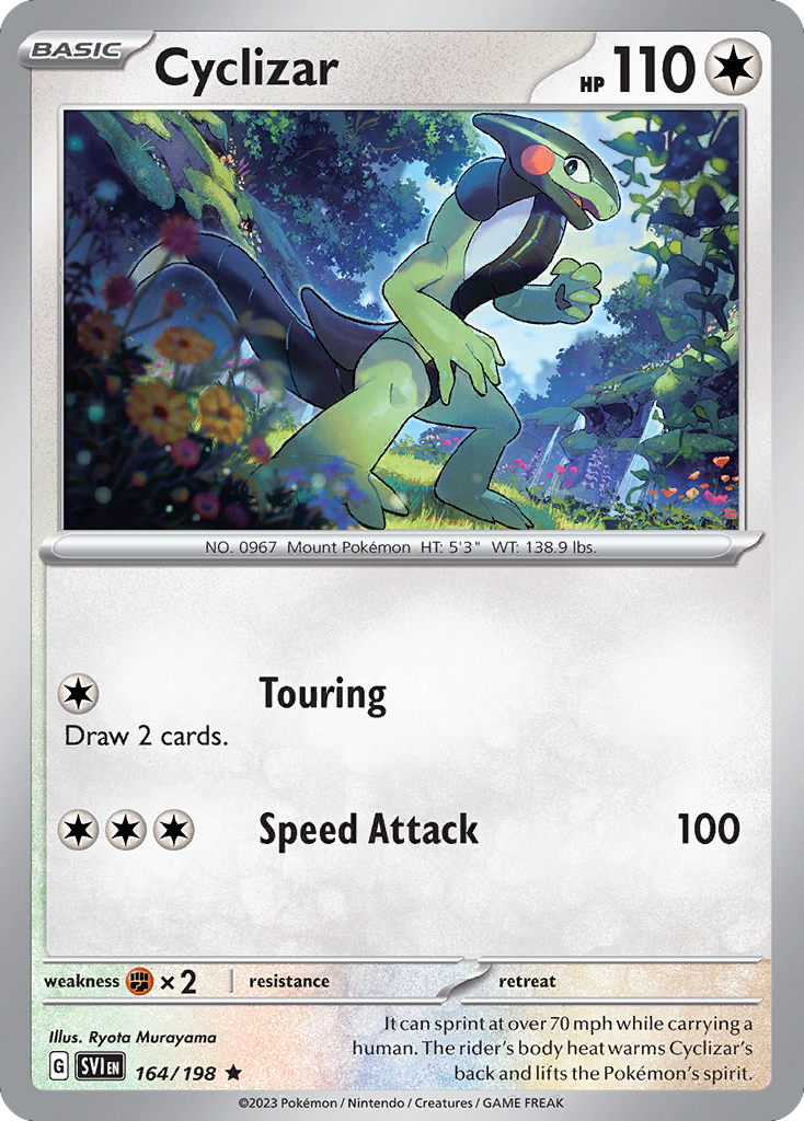 164/198 - Cyclizar - [Rare] - Reverse Holo