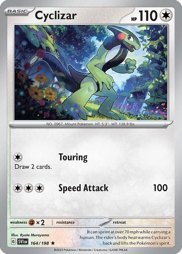 164/198 - Cyclizar - [Rare] - Reverse Holo