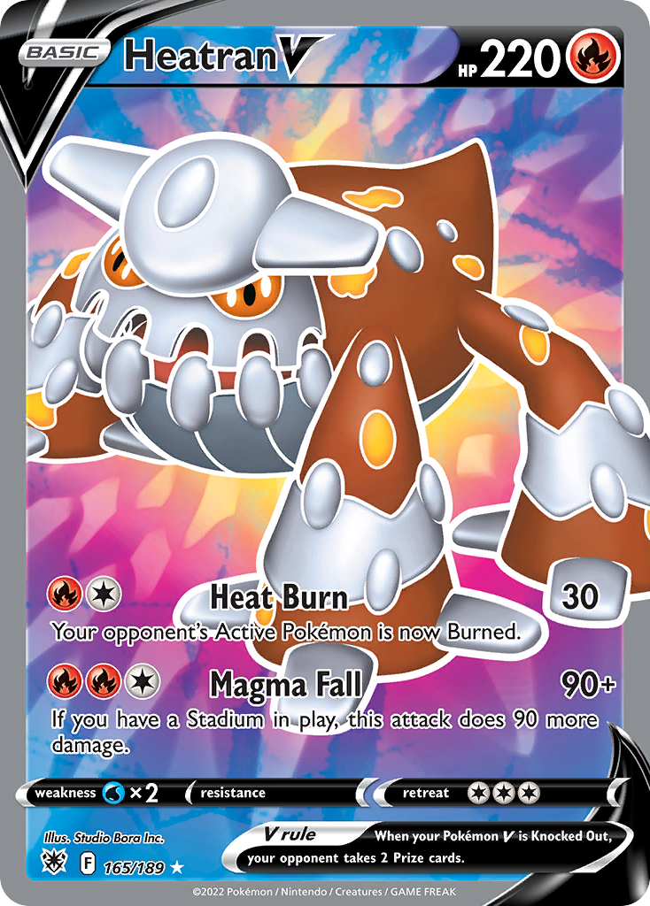 165/189 - Heatran V - [Rare Ultra]