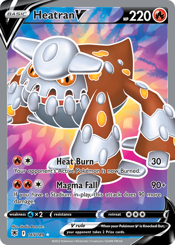 165/189 - Heatran V - [Rare Ultra]