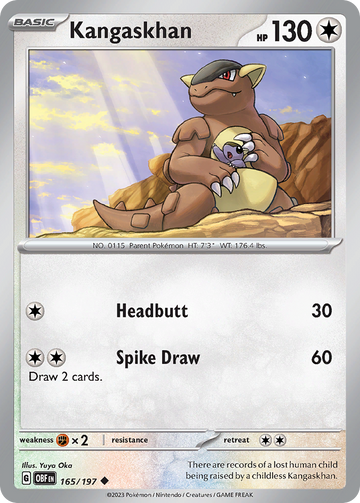 165/197 - Kangaskhan - [Uncommon]