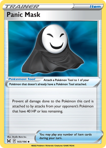 165/196 - Panic Mask - Reverse Holo - [Uncommon]