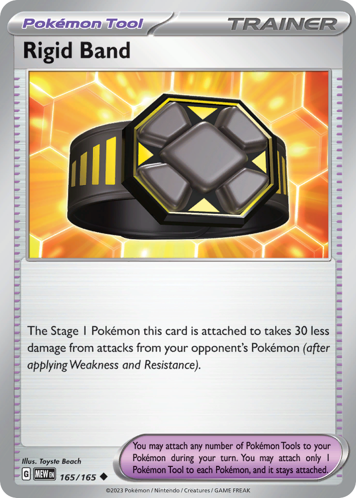 165/165 - Rigid Band - [Uncommon] - Reverse Holo