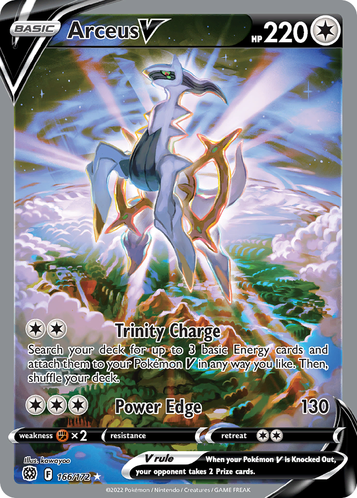 166/172 - Arceus V - [Rare Ultra] - [Excellent condition]