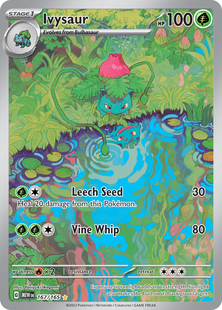 167/165 - Ivysaur - [Illustration Rare]