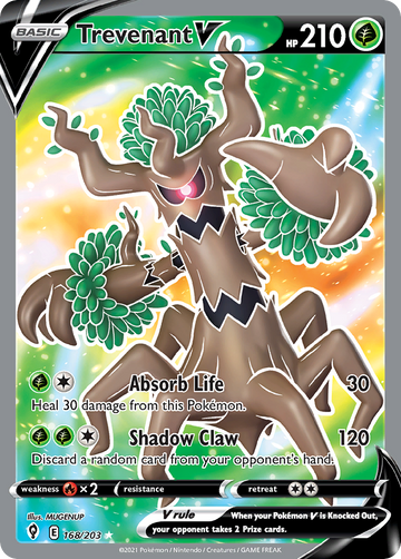 168/203 - Trevenant V - [Rare Ultra]