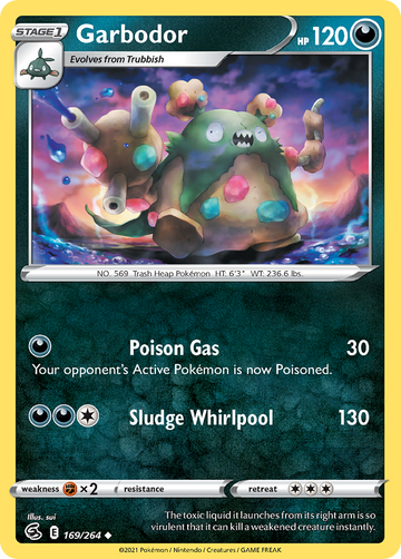 169/264 - Garbodor - Reverse Holo - [Uncommon]