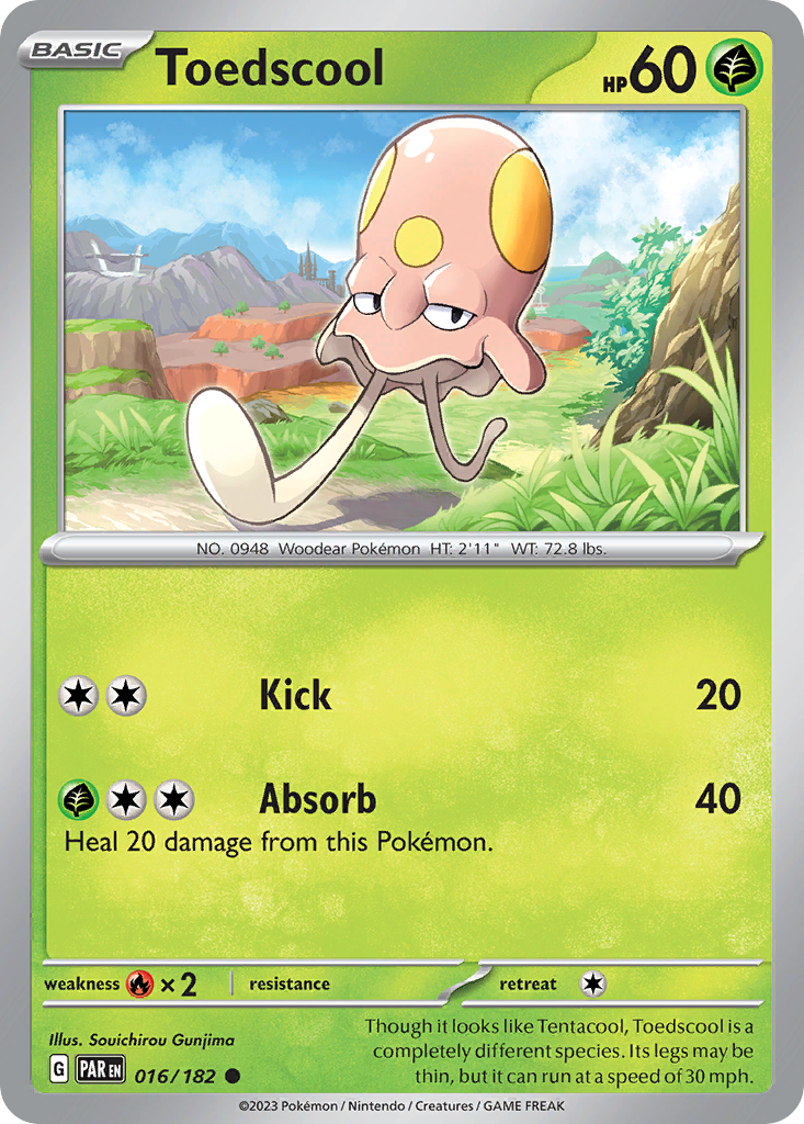 016/182 - Toedscool - [Common] - Reverse Holo-Pokemeister