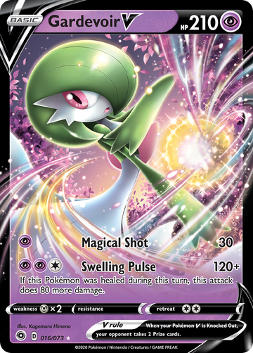 016/073 - Gardevoir V - [Rare Holo V]