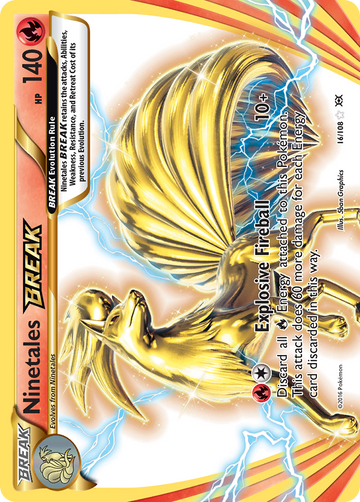 16/108 - Ninetales BREAK - [Rare BREAK]