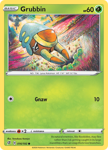 016/192 - Grubbin - [Common] - Reverse Holo