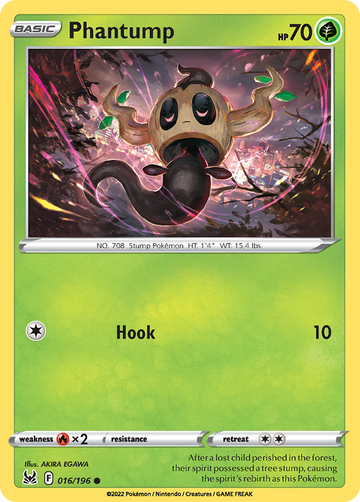 016/196 - Phantump - Reverse Holo - [Common]
