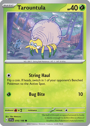 016/198 - Tarountula - [Common] - Reverse Holo