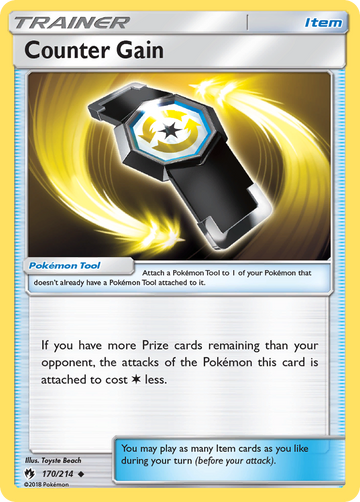 170/214 - Counter Gain - [Uncommon] - Reverse Holo