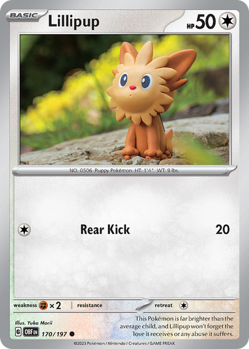 170/197 - Lillipup - [Common] - Reverse Holo