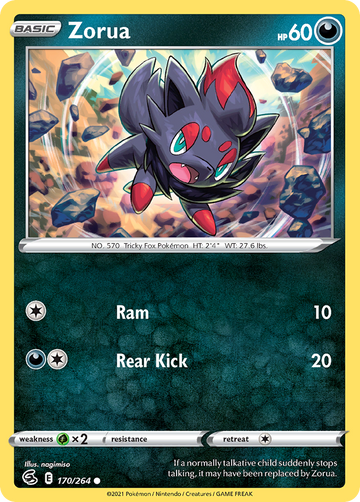 170/264 - Zorua - Reverse Holo - [Common]