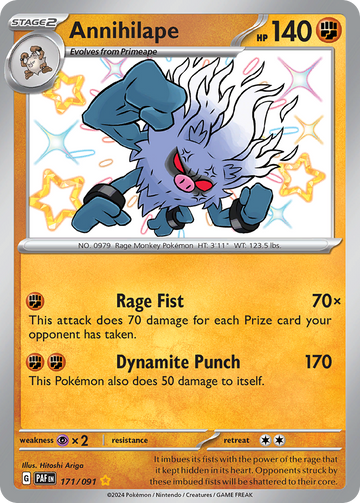 171/091 - Annihilape - [Shiny Rare]
