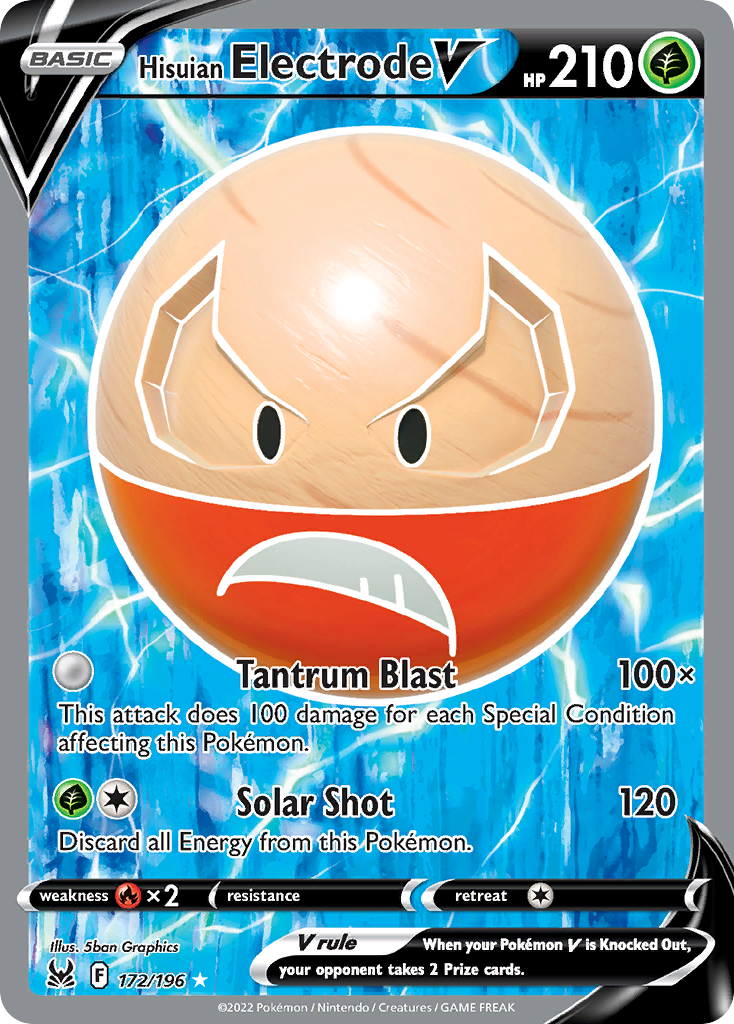 172/196 - Hisuian Electrode V - [Rare Ultra]