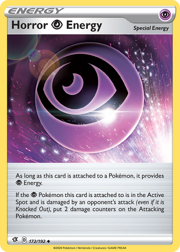 Pokémonkaart 172/192 - Horror Psychic Energy - Rebel Clash - [Uncommon]