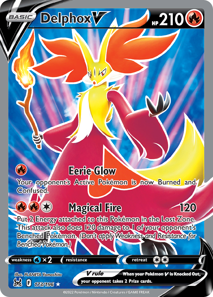 173/196 - Delphox V - [Rare Ultra]