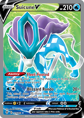 173/203 - Suicune V - [Rare Ultra]