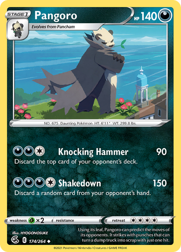 174/264 - Pangoro - Reverse Holo - [Uncommon]