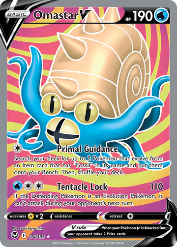 174/195 - Omastar V - [Rare Ultra]