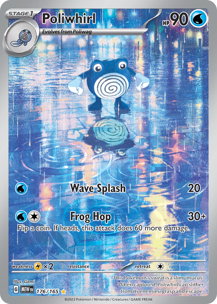 176/165 - Poliwhirl - [Illustration Rare]
