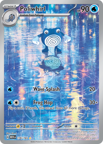 176/165 - Poliwhirl - [Illustration Rare]