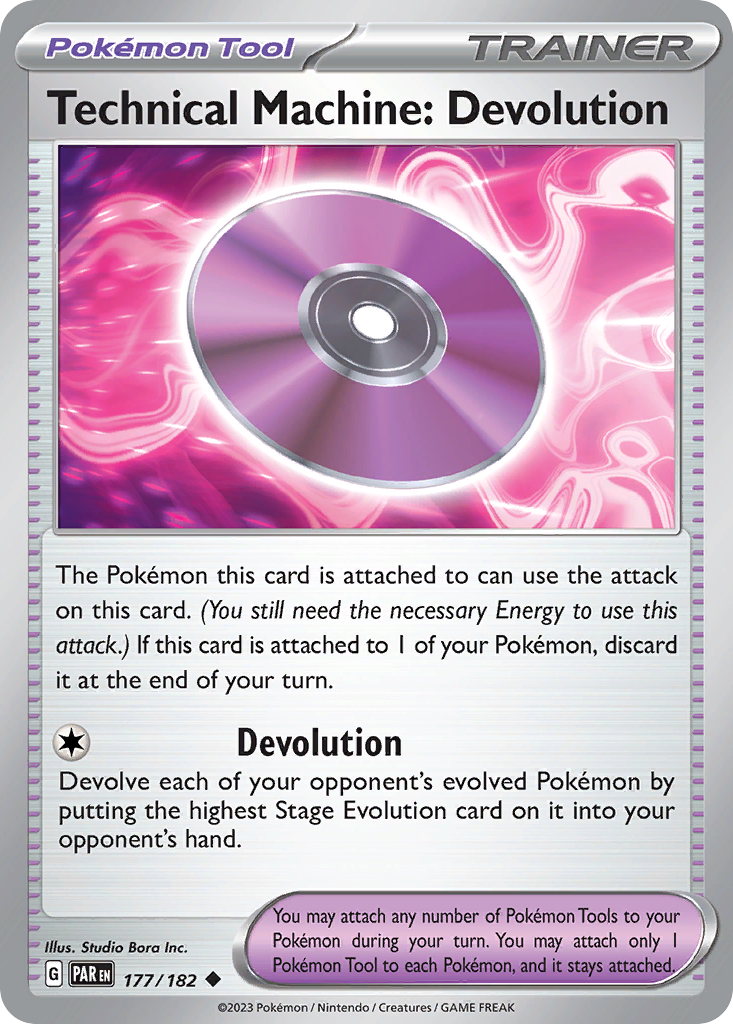 177/182 - Technical Machine: Devolution - [Uncommon] - Reverse Holo-Pokemeister