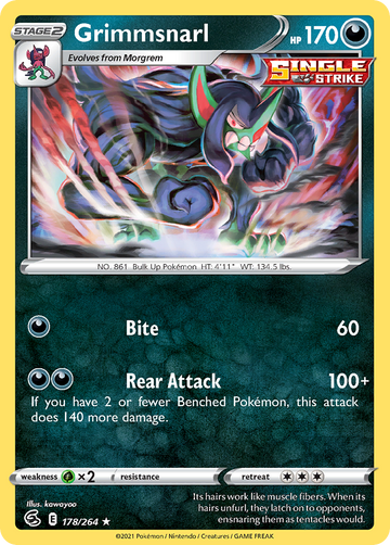 178/264 - Grimmsnarl - [Rare Holo]