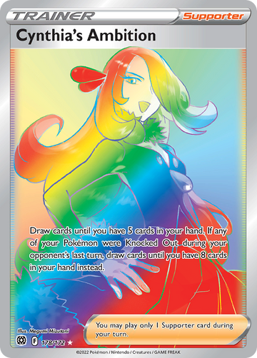 178/172 - Cynthia's Ambition - [Rare Rainbow]