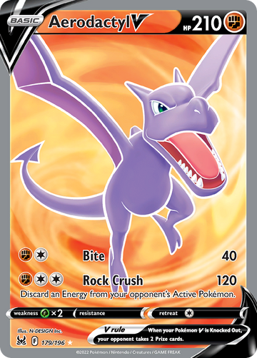 179/196 - Aerodactyl V - [Rare Ultra]