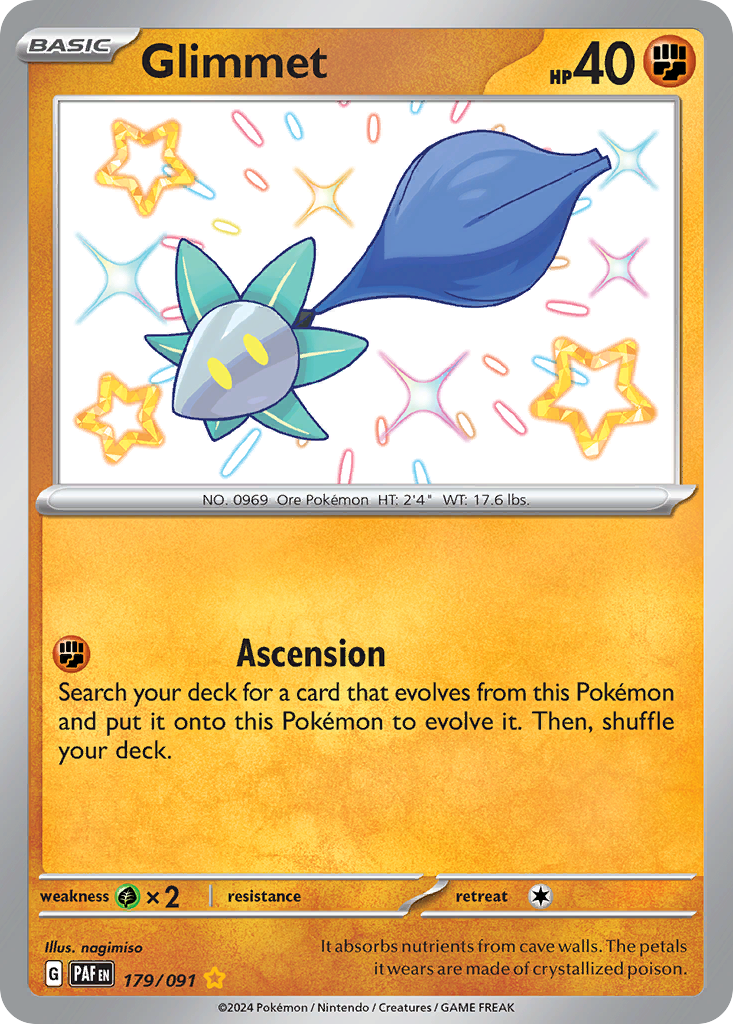 179/091 - Glimmet - [Shiny Rare]