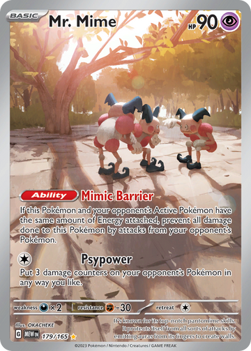 179/165 - Mr. Mime - [Illustration Rare]