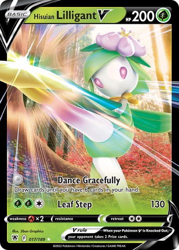 017/189 - Hisuian Lilligant V - [Rare Holo V]