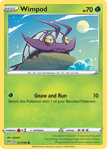 017/189 - Wimpod - [Common] - Reverse Holo