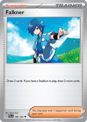 180/193 - Falkner - [Uncommon] - Reverse Holo