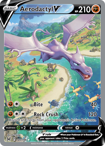 180/196 - Aerodactyl V - [Rare Ultra]