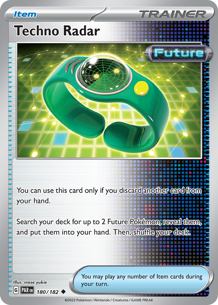 180/182 - Techno Radar - [Uncommon] - Reverse Holo-Pokemeister